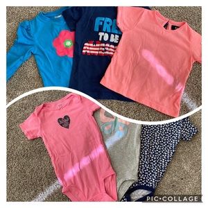 BOGO ALL KIDS SETS T-shirts and Vests size 12 mt